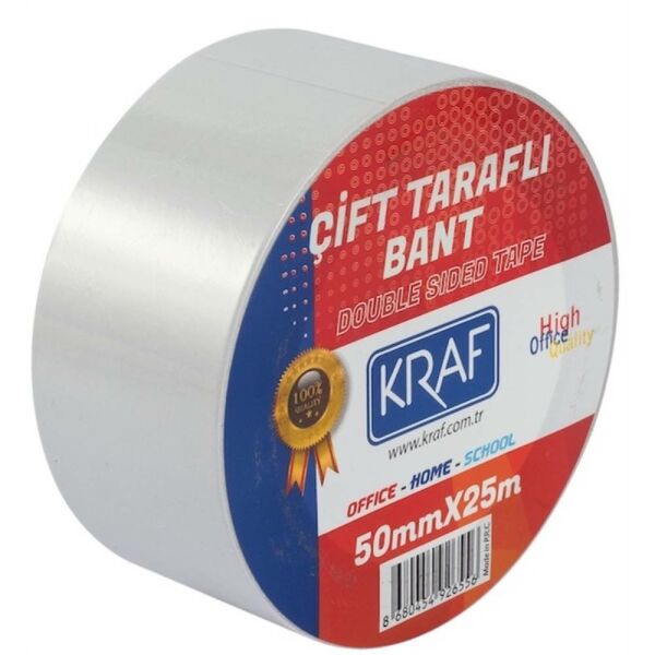 Kraf Çift Taraflı Bant 50Mm X 25M 2550G