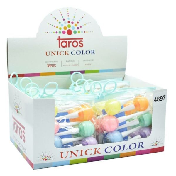 Pasif Unıck Color Fosforlu Kalem Lolipop Mini 6 Lı 24 Lü 4897