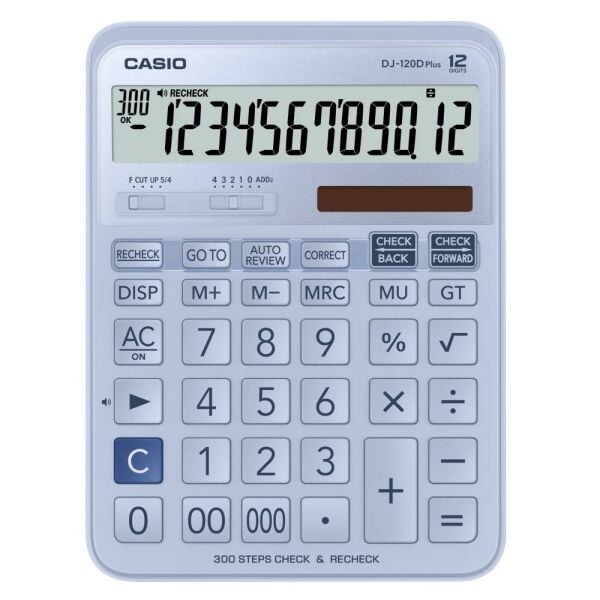Casıo Hesap Makinesi Masaüstü Dj-120D-Lb-Wadp