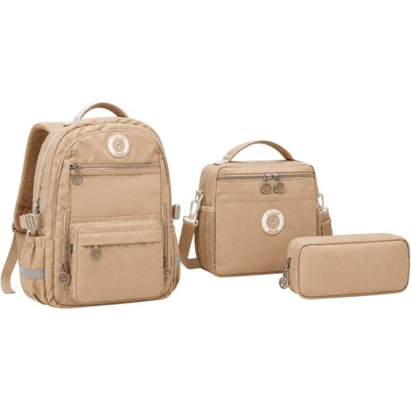 Color Bags B83 3'lü Set Kahve İlkokul Çantası