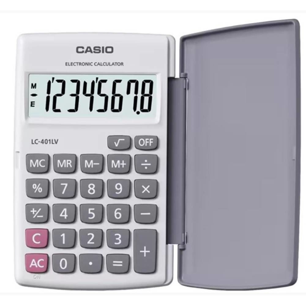 Casıo Hesap Makinesi Cep Tipi Lc-401Lv-We
