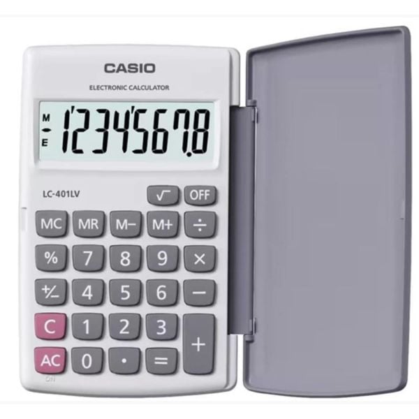 Casıo Hesap Makinesi Cep Tipi Lc-401Lv-We