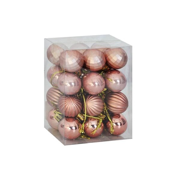 Yılbaşı Ağacı Süsleme Topu 3 cm 12 li Bronz 2006907-B