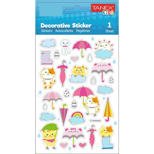 Tanex Sticker Bulutlar Serisi 25187
