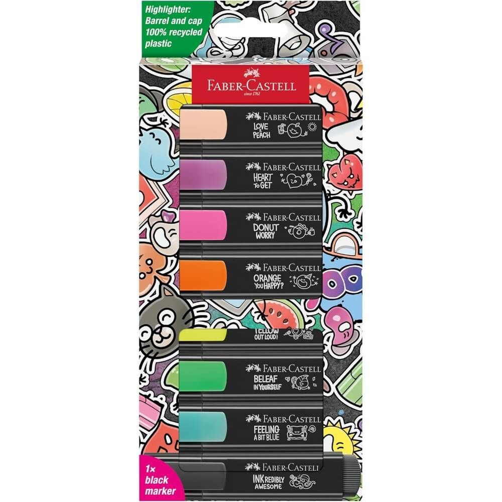 Faber Fosforlu Kalem Set Graffiti 46 8 Li 254692