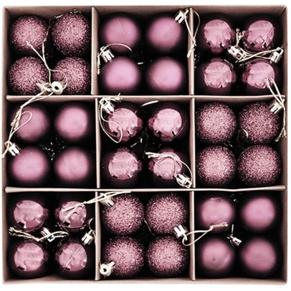 Yılbaşı Ağacı Süsleme Seti 72 li Bronz 2006813-3