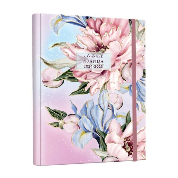 Victorias Journals 2024-2025 17x23 Lastikli Gizli Spiralli Akademik Ajanda 124-1262