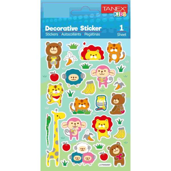 Tanex Sticker Orman Canlıları Serisi 25189