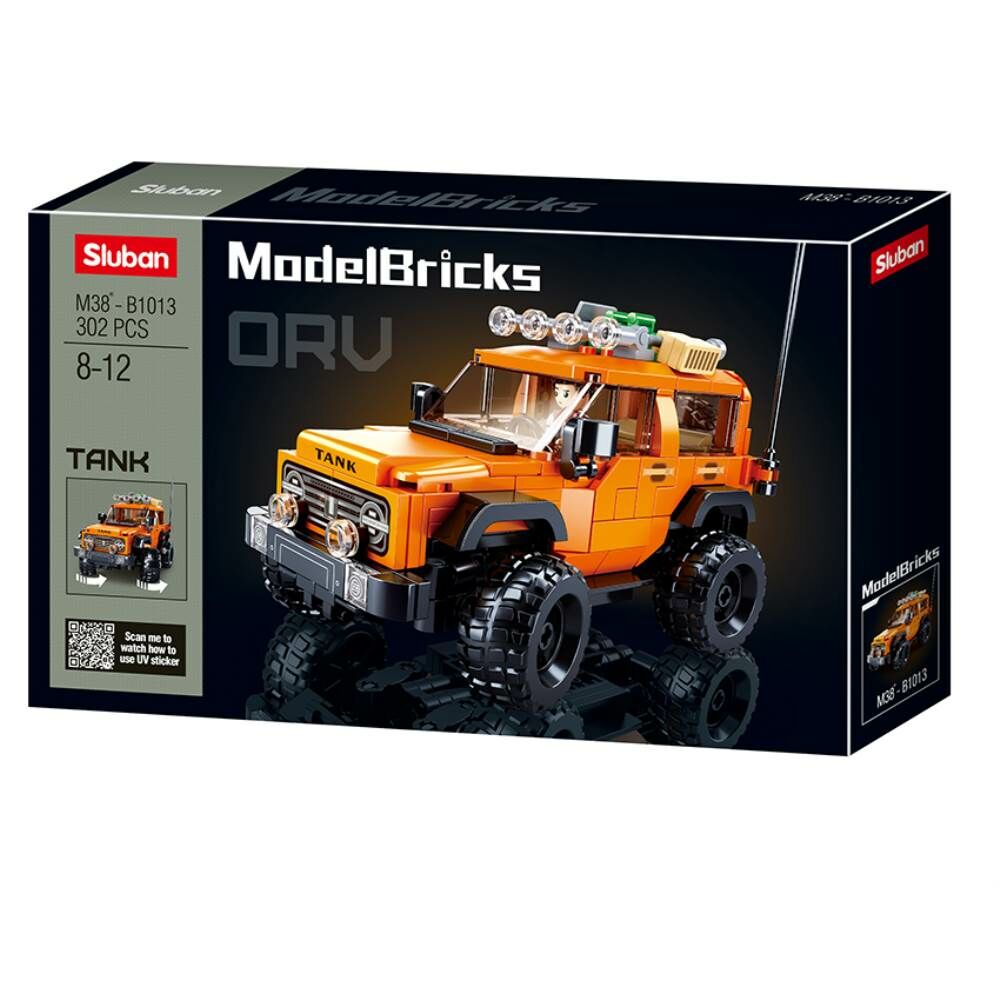 Sluban Model Bricks Off Road Turuncu 252000