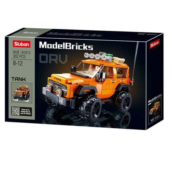 Sluban Model Bricks Off Road Turuncu 252000