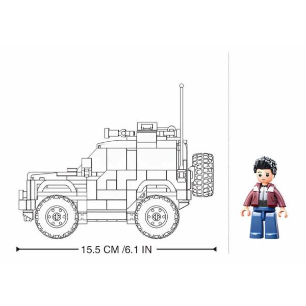 Sluban Model Bricks Off Road Turuncu 252000