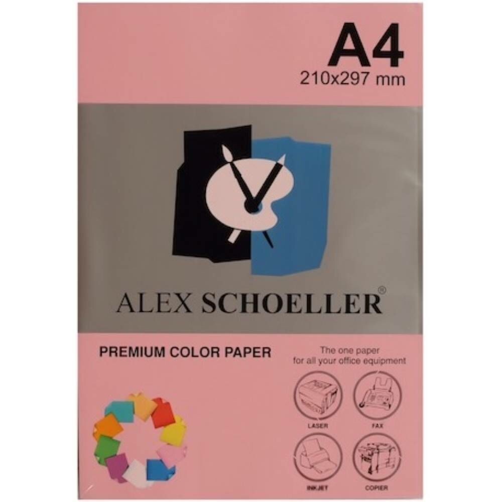Alex Fotokopi Kağıdı A4 Pembe 500 Lü Alx-570