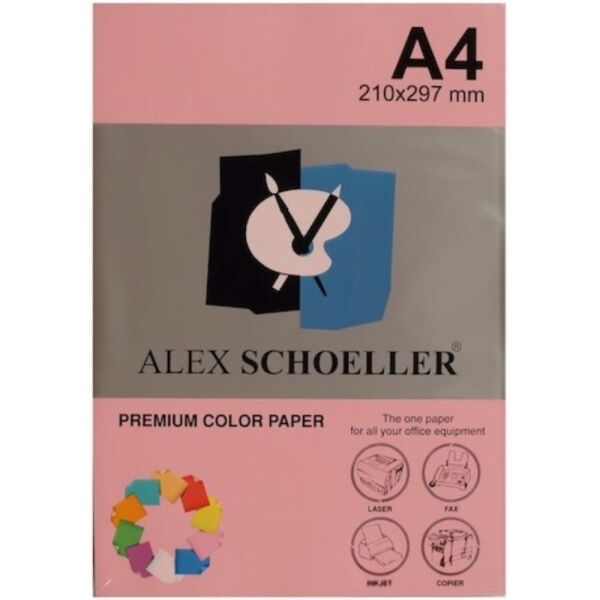 Alex Fotokopi Kağıdı A4 Pembe 500 Lü Alx-570