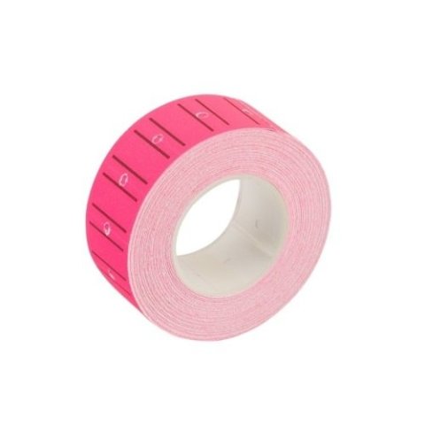 Kraf Fiyat Etiketi 12x21 mm Fosforlu Pembe