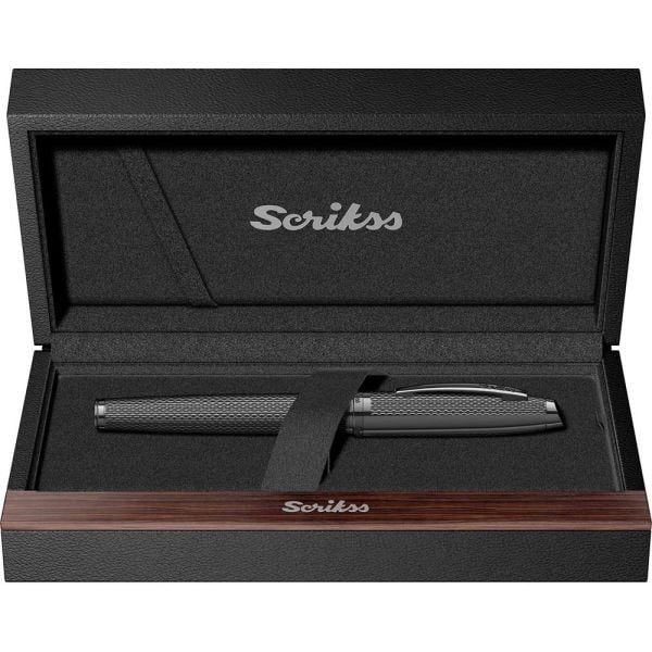 Scrikss 390 Mat Siyah Roller Kalem