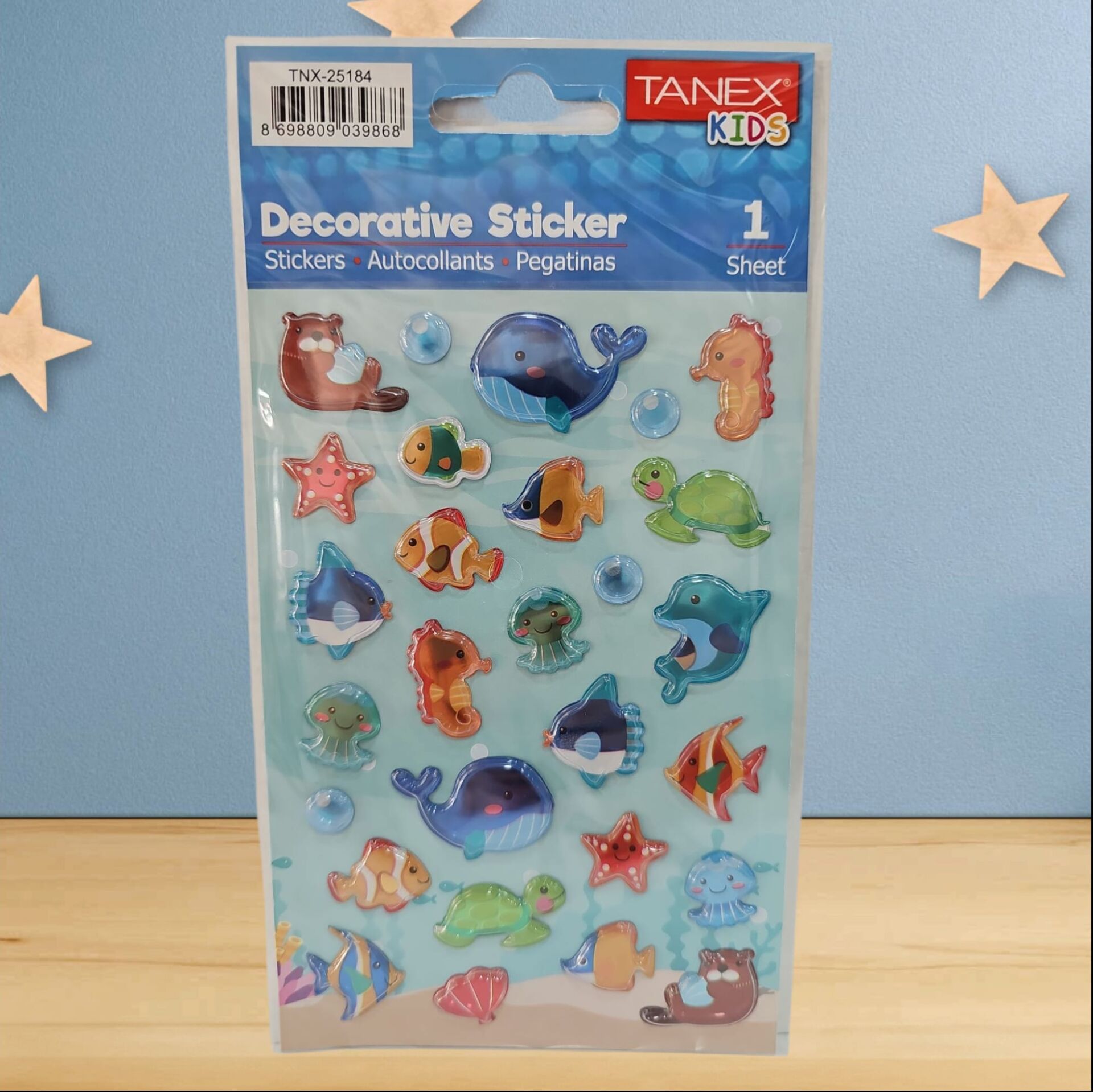 Tanex Sticker Okyanus Canlıları Serisi 25184