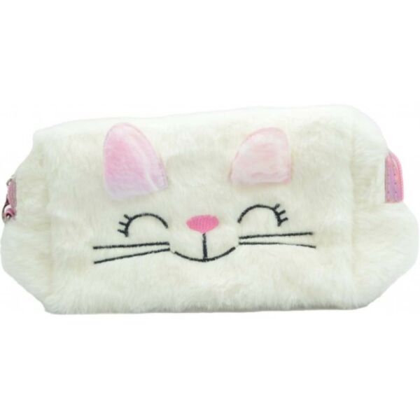Taros Unic Color Kulaklı Kedi Peluş Kalem Çantası 7706