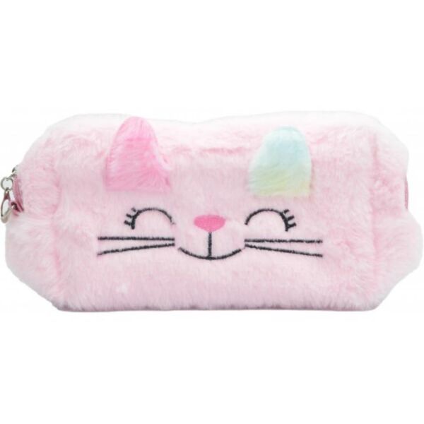 Taros Unic Color Kulaklı Kedi Peluş Kalem Çantası 7706