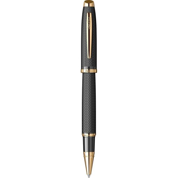Scrikss 390 Mat Siyah Altın Roller Kalem