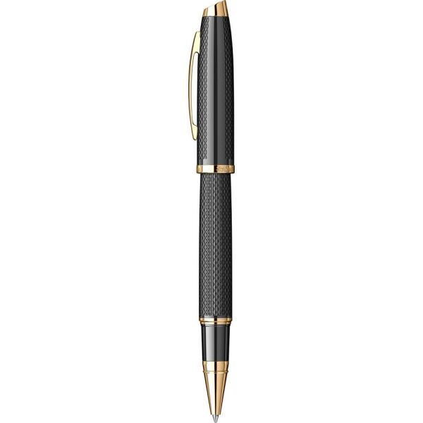 Scrikss 390 Mat Siyah Altın Roller Kalem