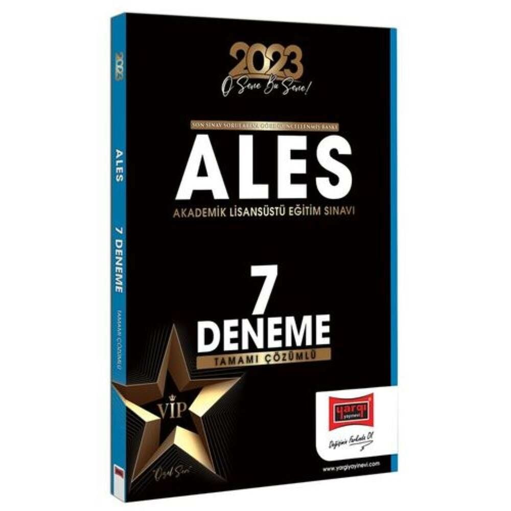 Yargı Ales 2023 7 Deneme Çözümlü