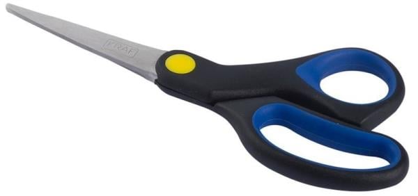 Kraf Büro Makası Kauçuk Saplı 17 cm 714G