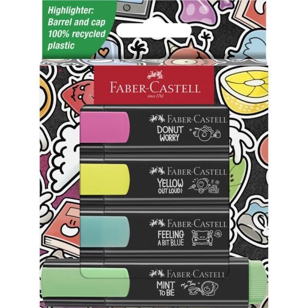 Faber Fosforlu Kalem Set Graffiti 46 4 Lü 254690