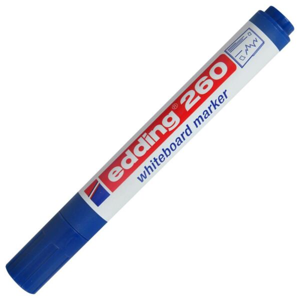 Eddıng Beyaz Tahta Kalemi E-260 Mavi