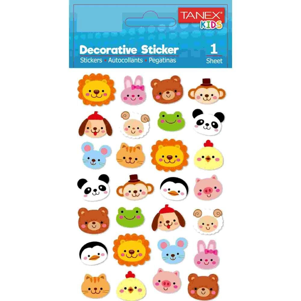 Tanex Sticker Orman Canlıları Serisi 25185