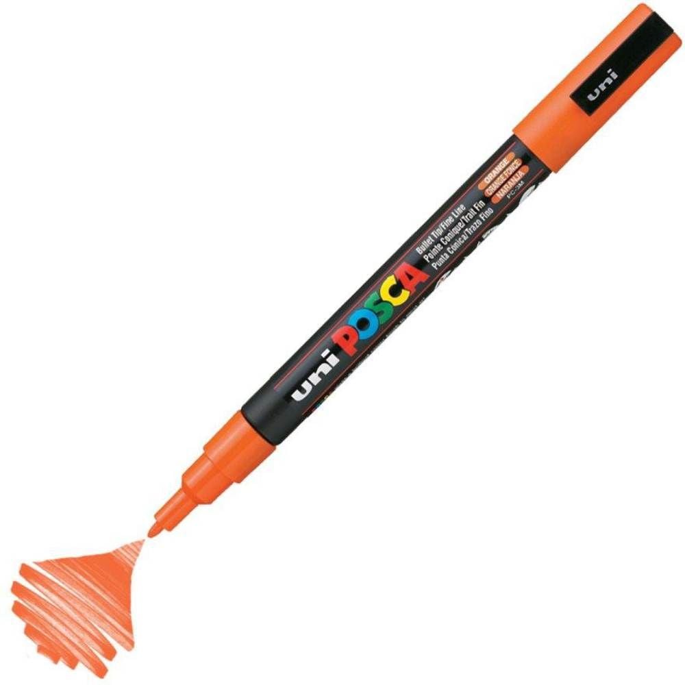 Uniball Posca PC-3M 09-1.3 mm Turuncu Boyama Markörü
