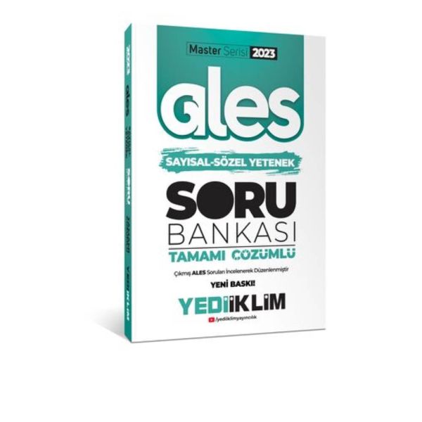 Yediiklim Ales 2023 Master Serisi Sayısal Sözel Yetenek Soru Bankası Çözümlü
