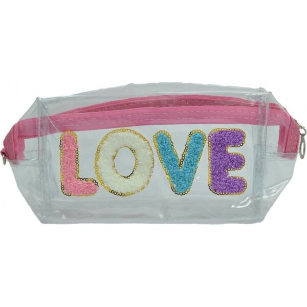 Taros Unic Color Love Şeffaf Kalem Çantası 7780
