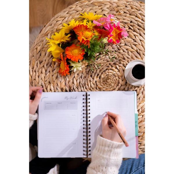 Victorias Journals 2024-2025 17x23 Lastikli Gizli Spiralli Akademik Ajanda 124-1286