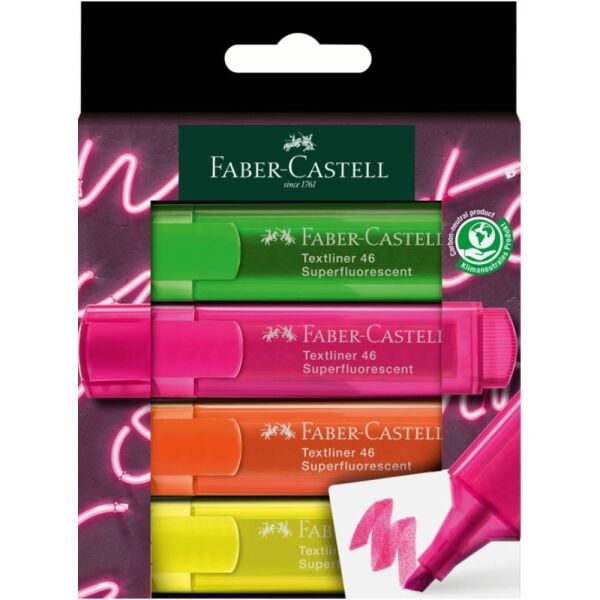 Faber Fosforlu Kalem Set Genz 46 4 Lü 254600