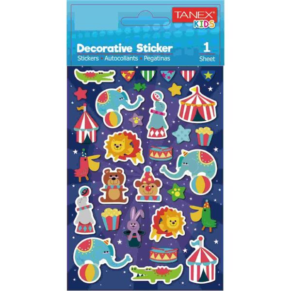 Tanex Sticker Sirk Serisi 25170