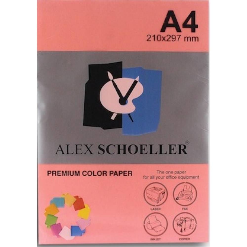 Alex Fotokopi Kağıdı A4 Fosforlu Pembe 500 Lü Alx-742