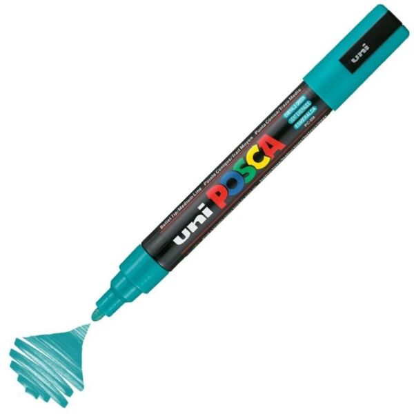 Uniball Posca Boyama Markörü PC-5M 1.8-2.5 mm Zümrüt Yeşili