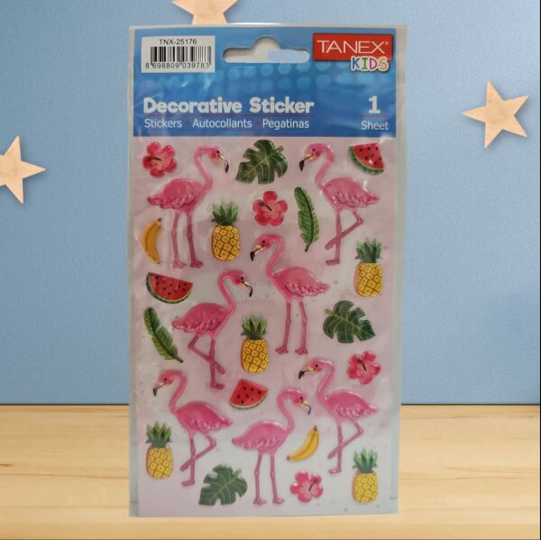 Tanex Sticker Flamingo Serisi 25176