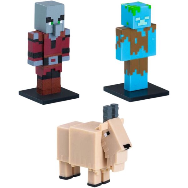 Minecraft 3D Figür Toppeez 3 lü Set Model 4 MC2020