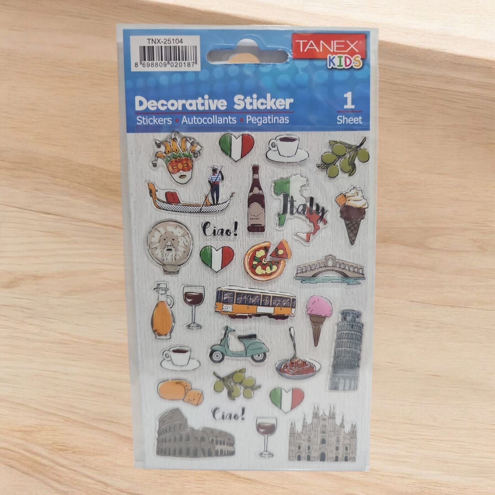 Tanex Sticker Turistik Yerler Serisi 25104