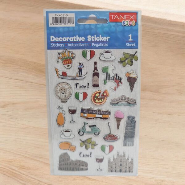 Tanex Sticker Turistik Yerler Serisi 25104