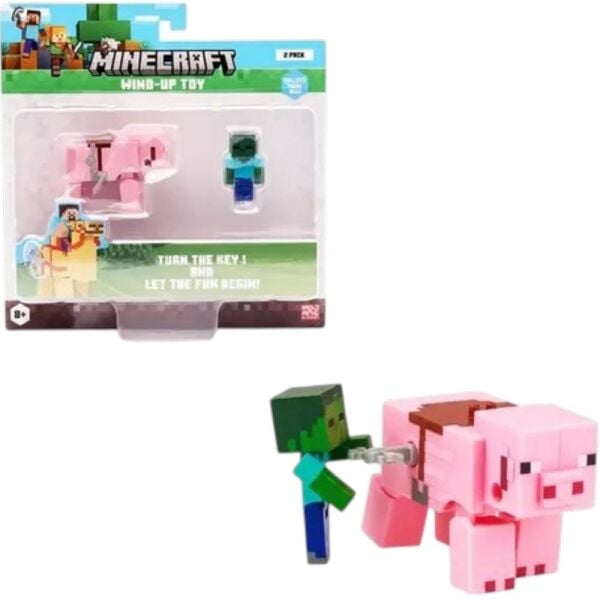 Minecraft 3D Kurma Mekanizmalı Figürler 2'li Paket 1