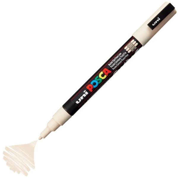 Uniball Posca Boyama Markörü PC-3M 09-1.3 mm Bej