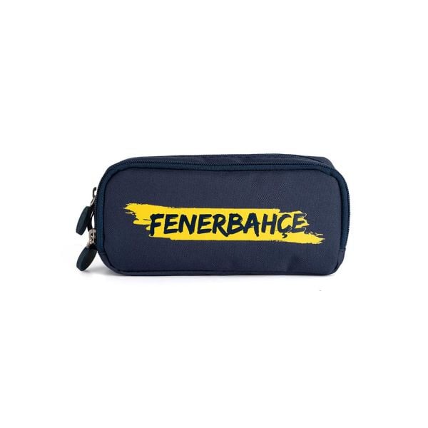 Fenerbahçe Kaligrafik Baskılı Lacivert Kalem Çantası 23727
