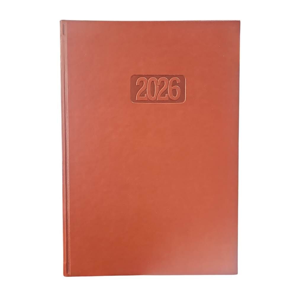 Sim 2026 Günlük Ajanda 17x24 Termo Deri