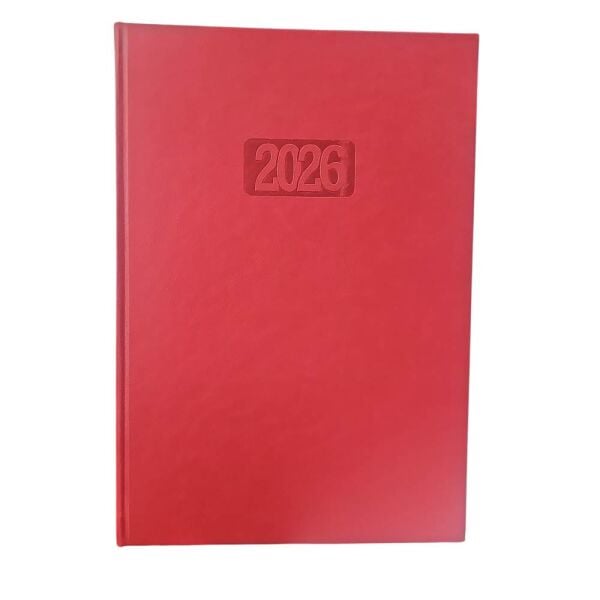 Sim 2026 Günlük Ajanda 17x24 Termo Deri