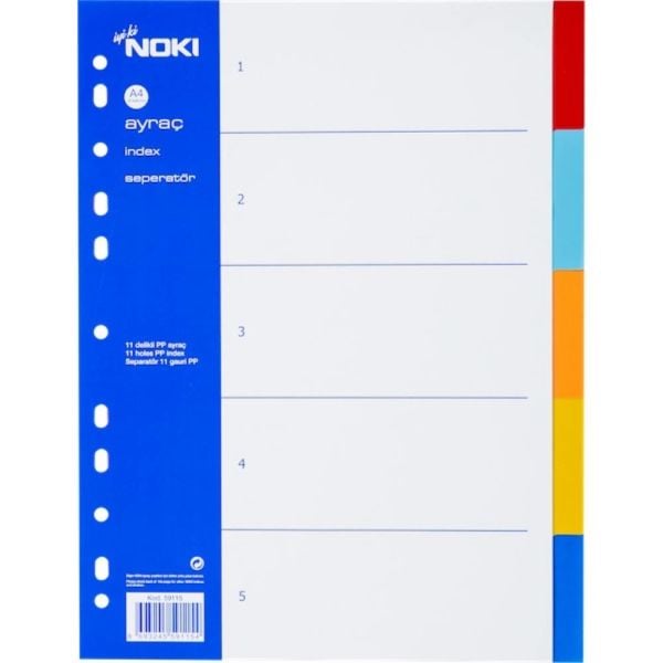 Noki Seperatör 5 Renk 59115