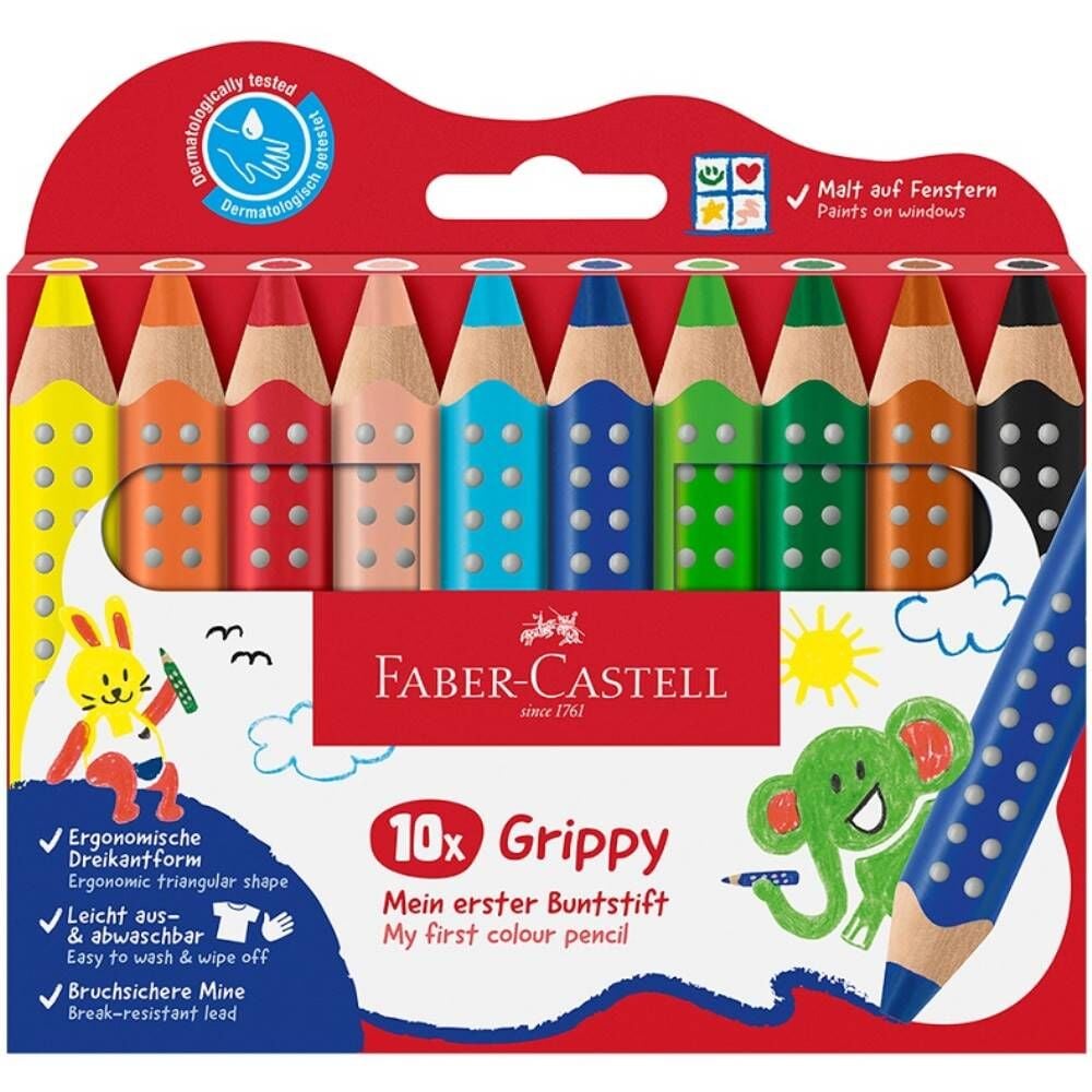 Faber Grıppy Boya Kalemi 10 Lu 5171110625000