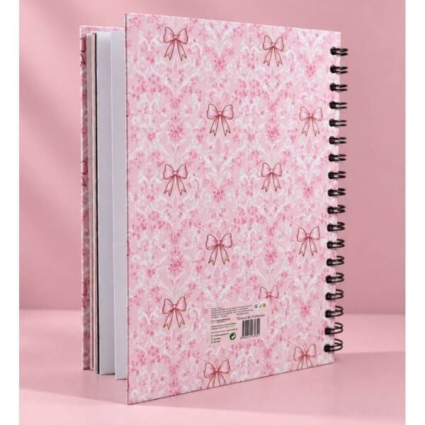 My Planner 1321-2 Pembe Fiyonk Spiralli Konuşan Ajanda