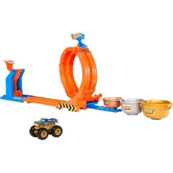 Hot Wheels Dongu ve Takla Bigfood Oyun Parkuru JBX64